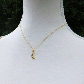 Nocturne Pendant- 14k Gold, Salt and Pepper Diamonds